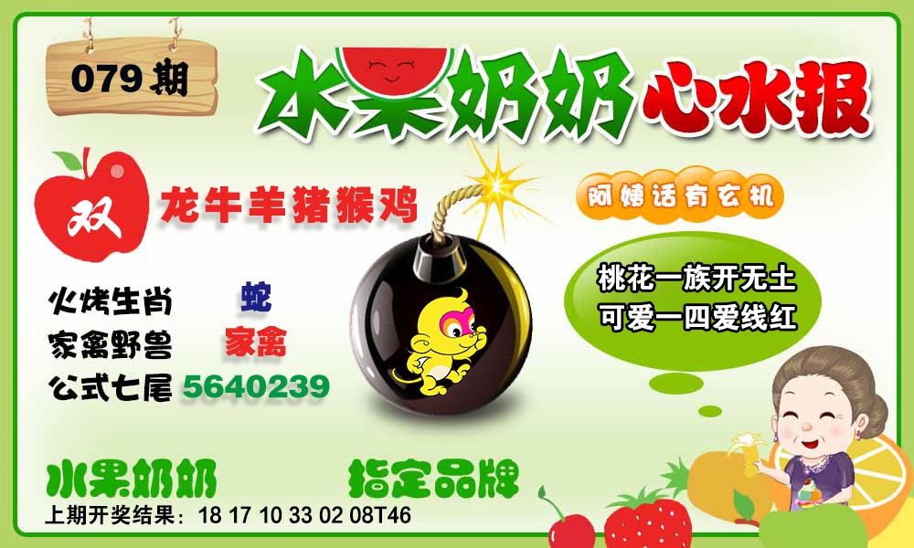 079期水果心水报[图]